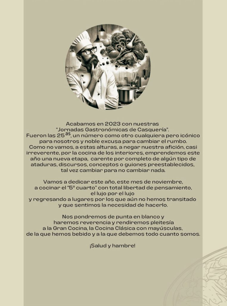 Noviembre Casquero Texto